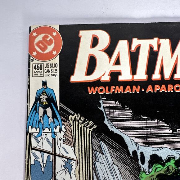 Batman #450 NM 1st Appearance Curtis Base 1990 DC Comics Classic Breyfogle Cover - Picture 5 of 7